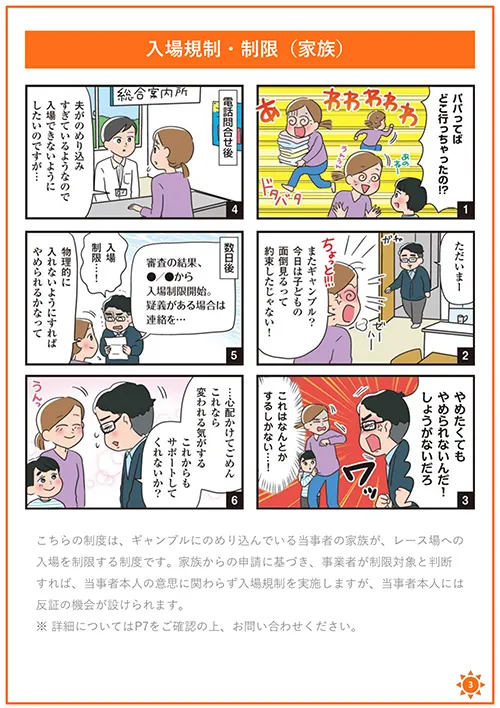 入場規制・制限（家族）